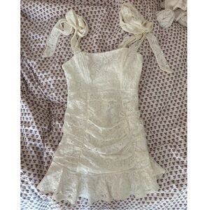 Boutique white lace dress